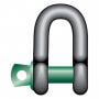 Green Pin Screw Pin Dee Shackle