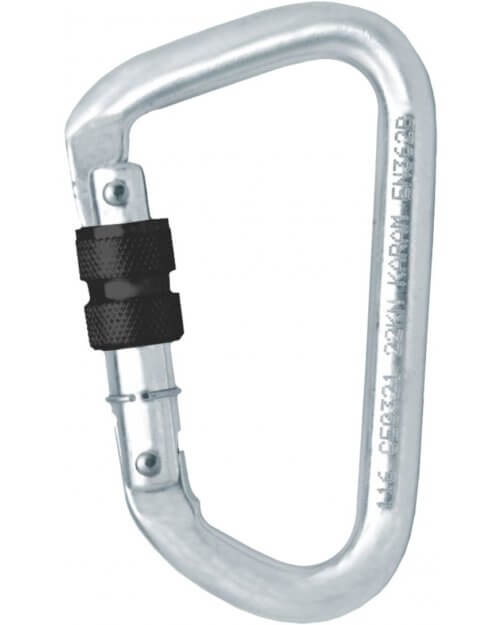 FA 50 103 22 ALUMINIUM SCREW LOCKING KARABINER