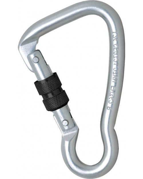 FA 50 104 24 ALUMINIUM SCREW LOCKING SNAP HOOK