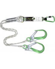 FA 30 610 15 Y FORKED SHOCK ABS ROPE LANYARD 1.5 MTR